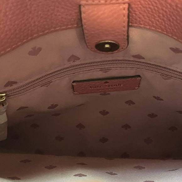 Kate Spade Leila Medium Triple Compartment Satchel Bag in Pink - Picture 9 of 11